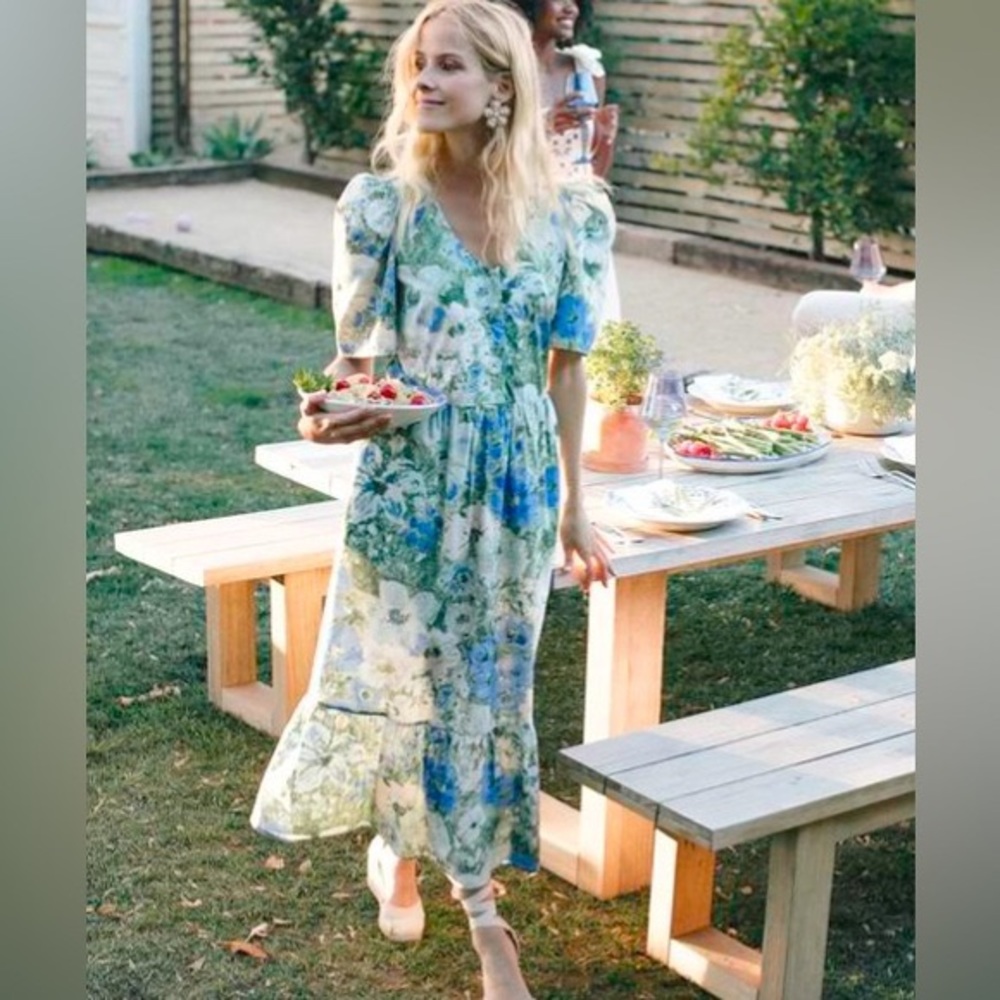 NWT Tuckernuck Jardin de Fleurs Violetta Floral Dress